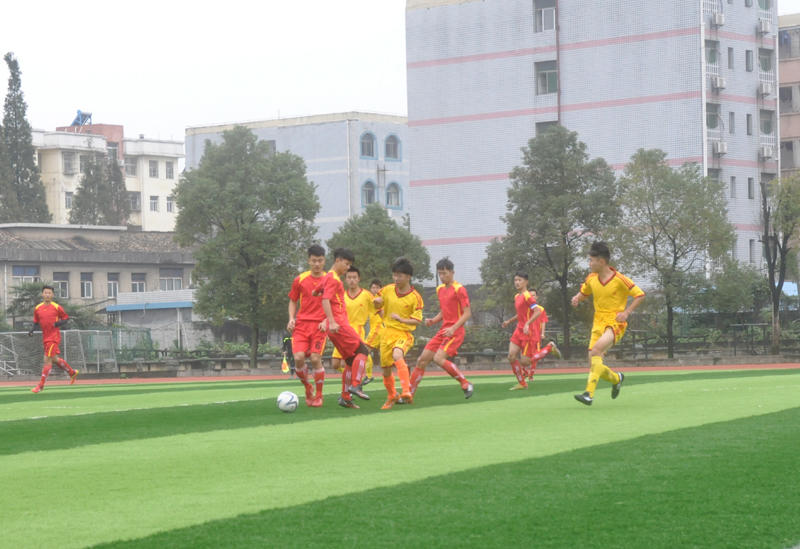 湘东中学队4：0战胜对手